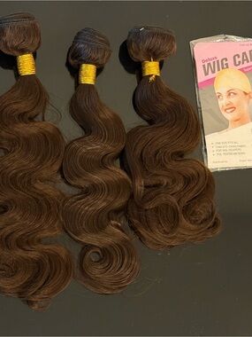 Premium Brown Body Wave Human Hair Extensions - Sleek Natural Look